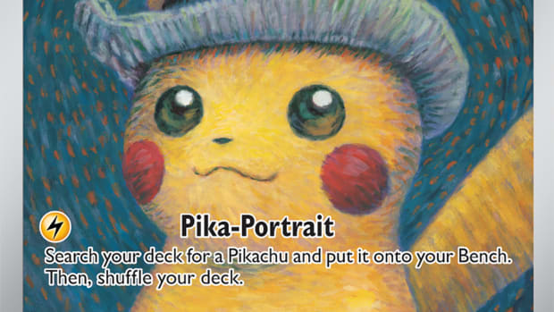 Pokemon van gogh card